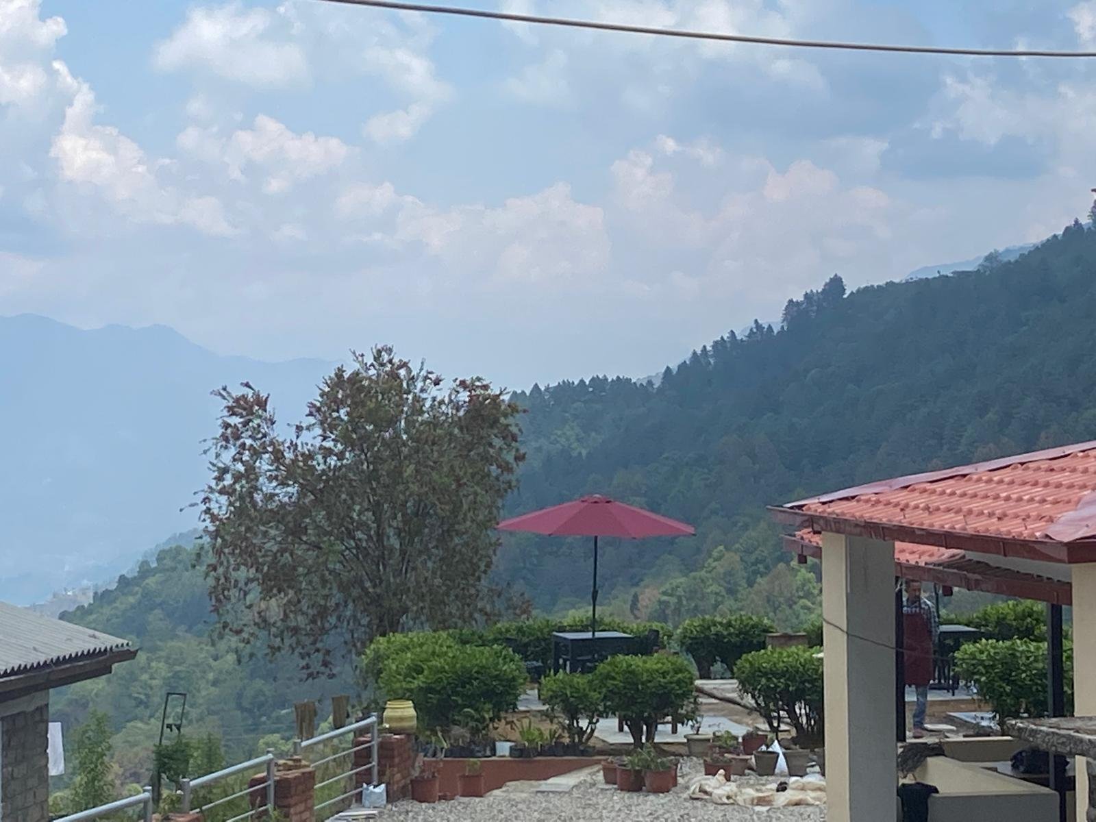 Himalayan mist over osho kakani